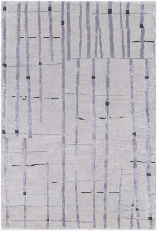 Shibui SH-7404 Alfombra decorativa hecha a mano de 2' x 3'