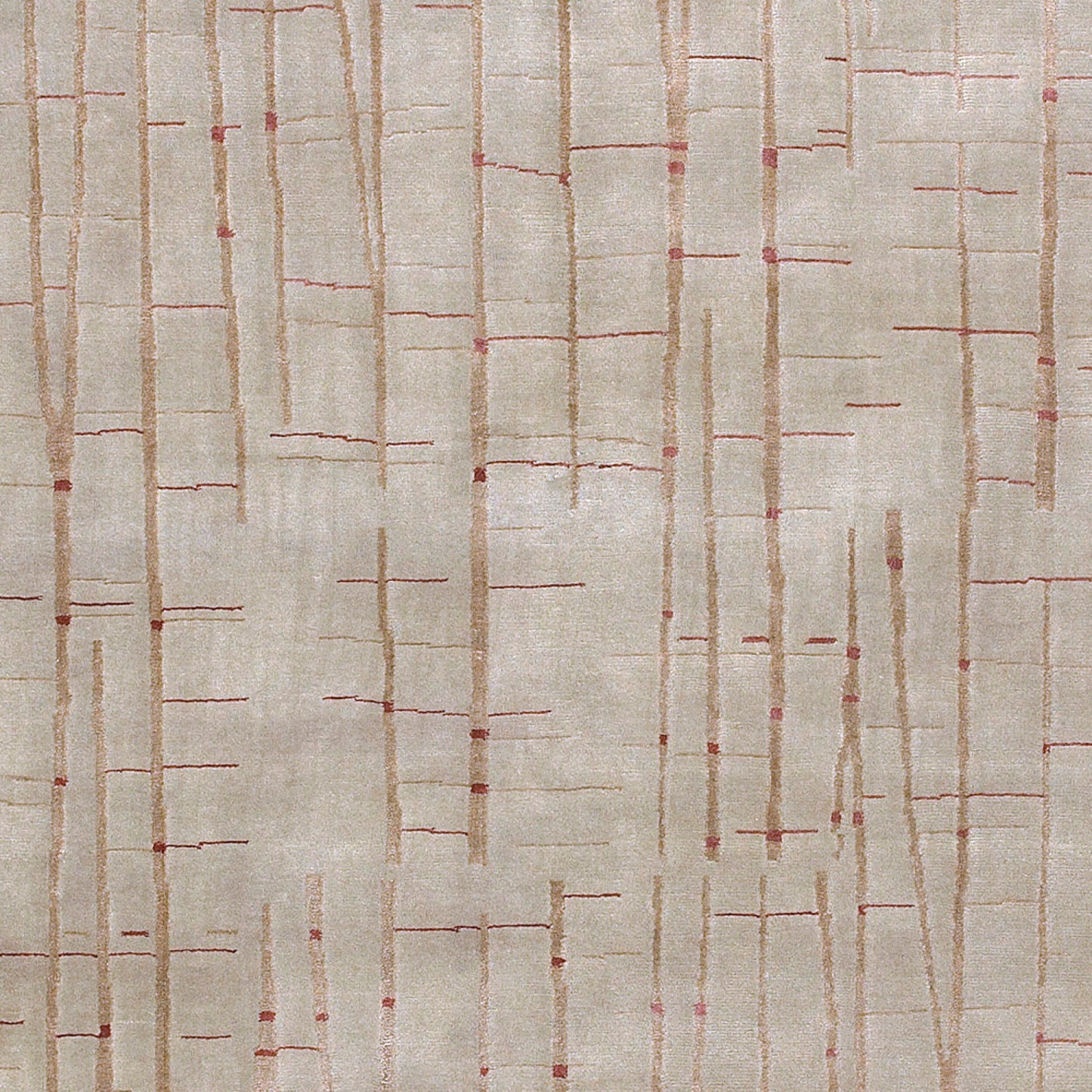 Shibui SH-7405 Alfombra de área hecha a mano de 4' x 6'