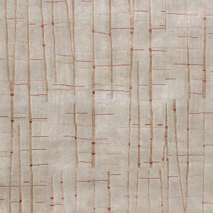 Shibui SH-7405 Alfombra de área hecha a mano de 4' x 6'