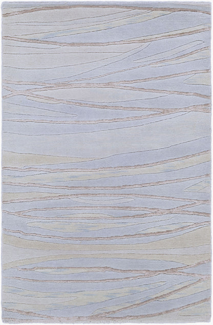 Shibui SH-7406 Alfombra decorativa hecha a mano de 2' x 3'