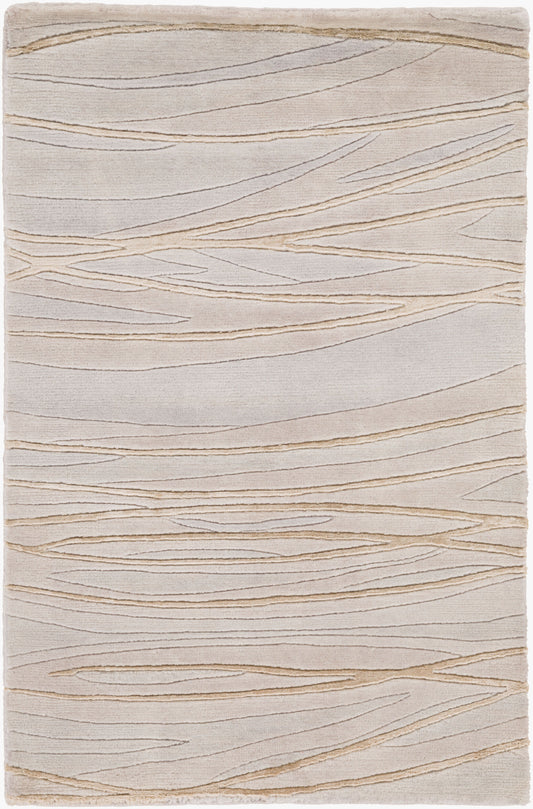 Shibui SH-7408 Alfombra decorativa hecha a mano de 2' x 3'