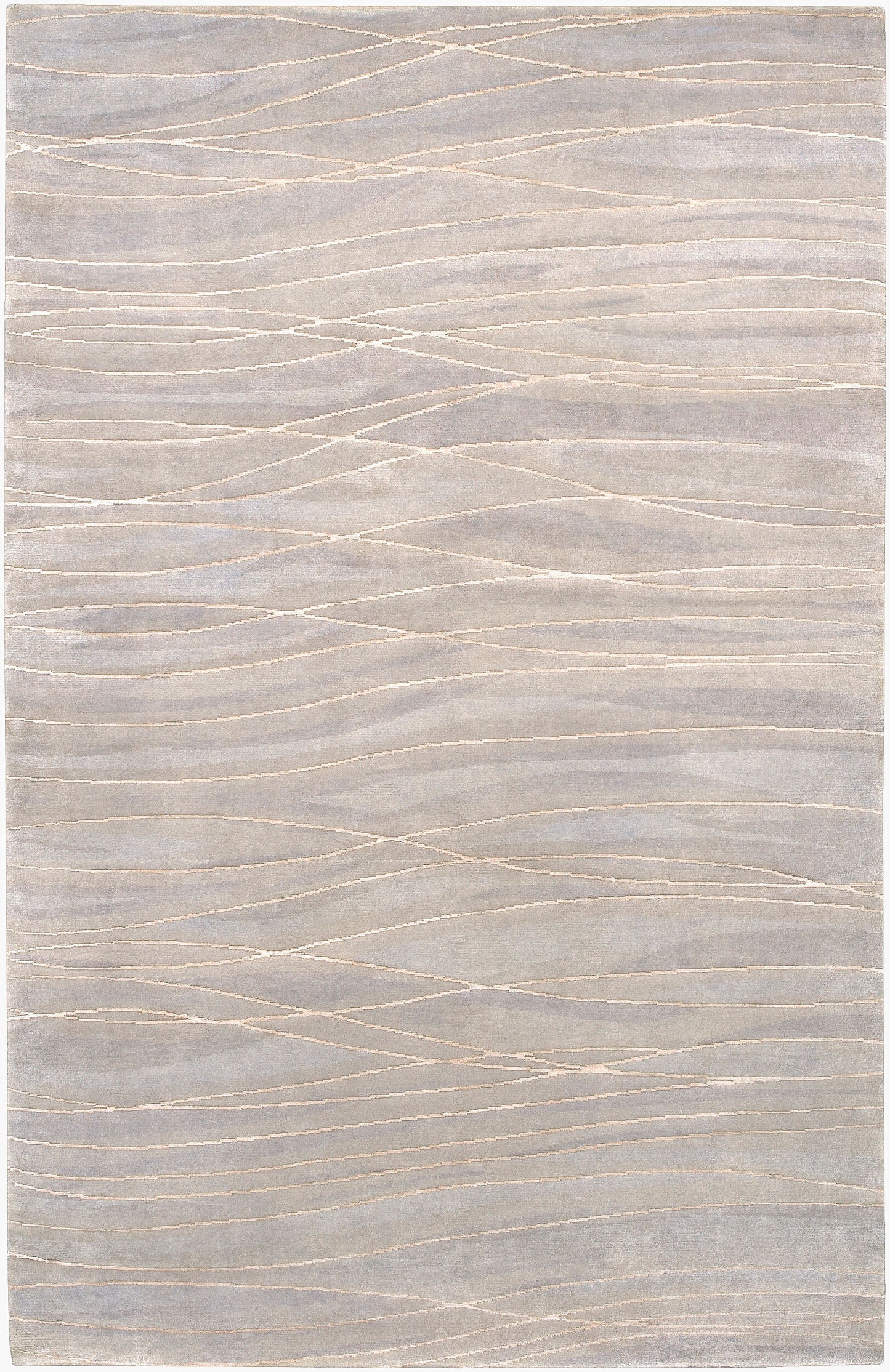 Shibui SH-7408 Alfombra de área hecha a mano de 5' x 8'
