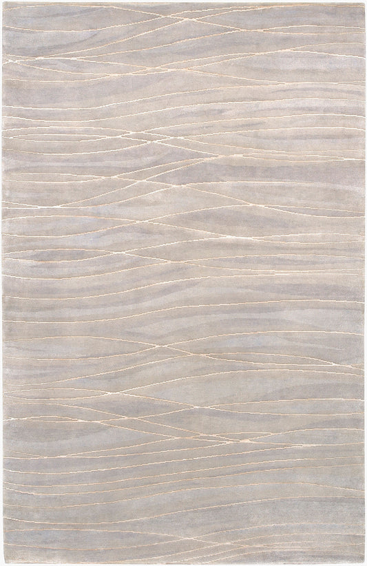 Shibui SH-7408 Alfombra de área hecha a mano de 5' x 8'