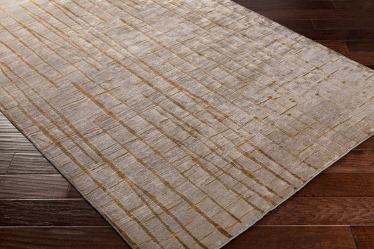 Shibui SH-7409 Alfombra decorativa hecha a mano de 2' x 3'