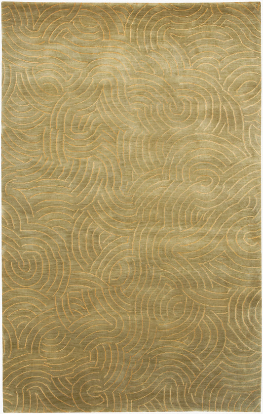 Shibui SH-7411 Alfombra decorativa hecha a mano de 2' x 3'