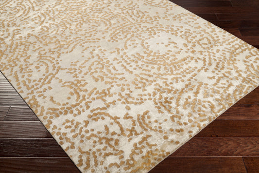 Shibui SH-7412 Alfombra de área hecha a mano de 4' x 6'