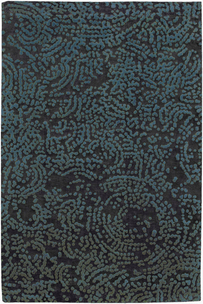 Shibui SH-7413 Alfombra decorativa hecha a mano de 2' x 3'