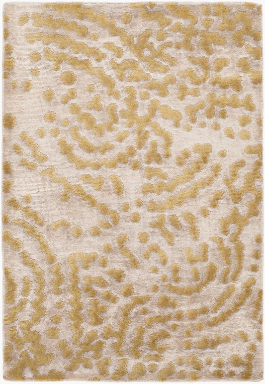 Shibui SH-7414 Alfombra decorativa hecha a mano de 2' x 3'