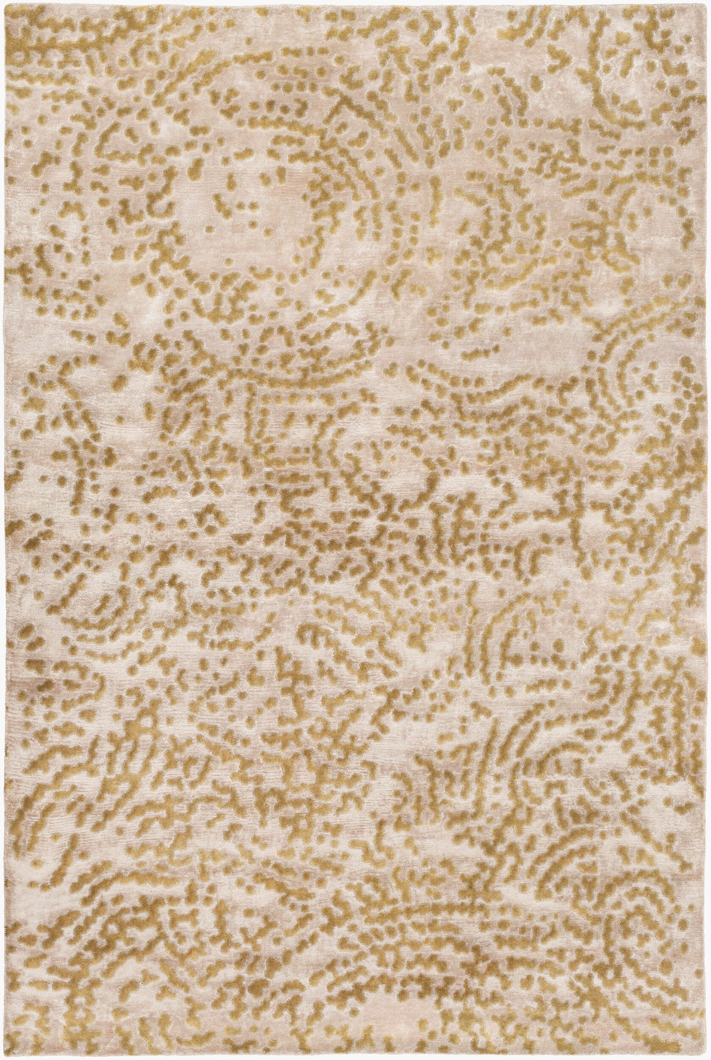 Shibui SH-7414 Alfombra de área hecha a mano de 4' x 6'