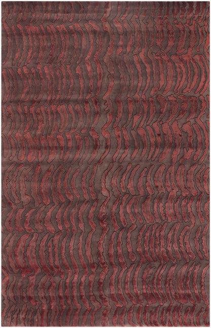 Shibui SH-7417 Alfombra decorativa hecha a mano de 2' x 3'