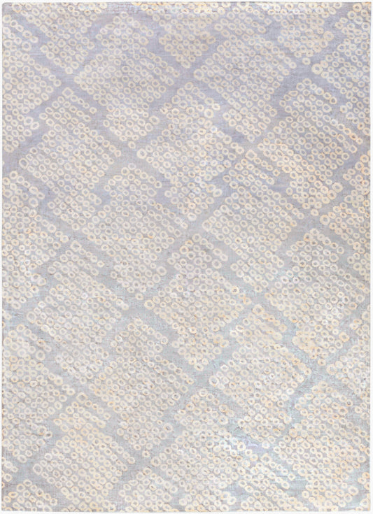 Shibori SHB-8005 3' x 5' Handmade Faux Silk Accent Rug