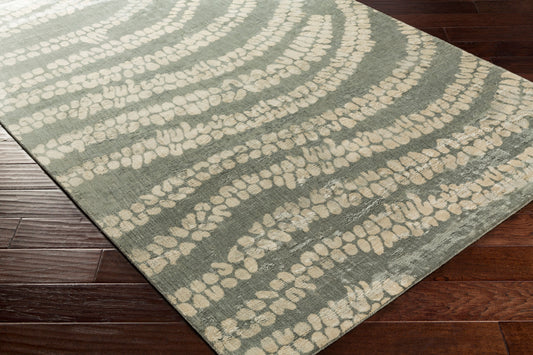 Shibori SHB-8006 8ft Runner Handmade Faux Silk Runner Rug