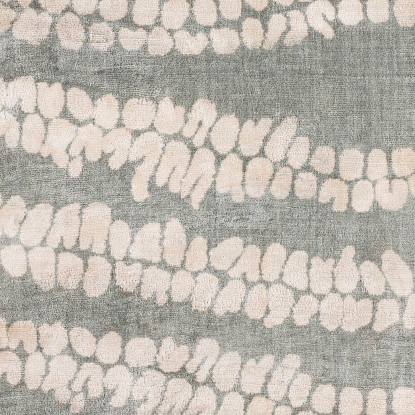 Shibori SHB-8006 8ft Runner Handmade Faux Silk Runner Rug