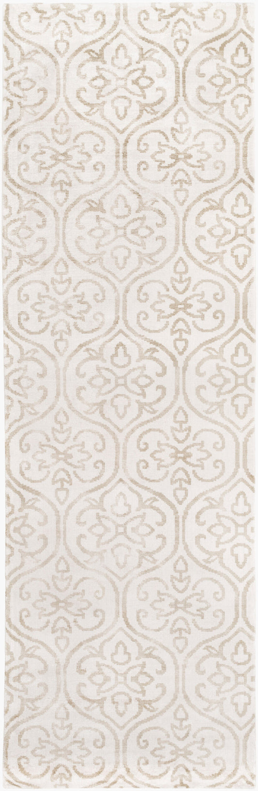 Shibori SHB-8012 8ft Runner Handmade Faux Silk Runner Rug