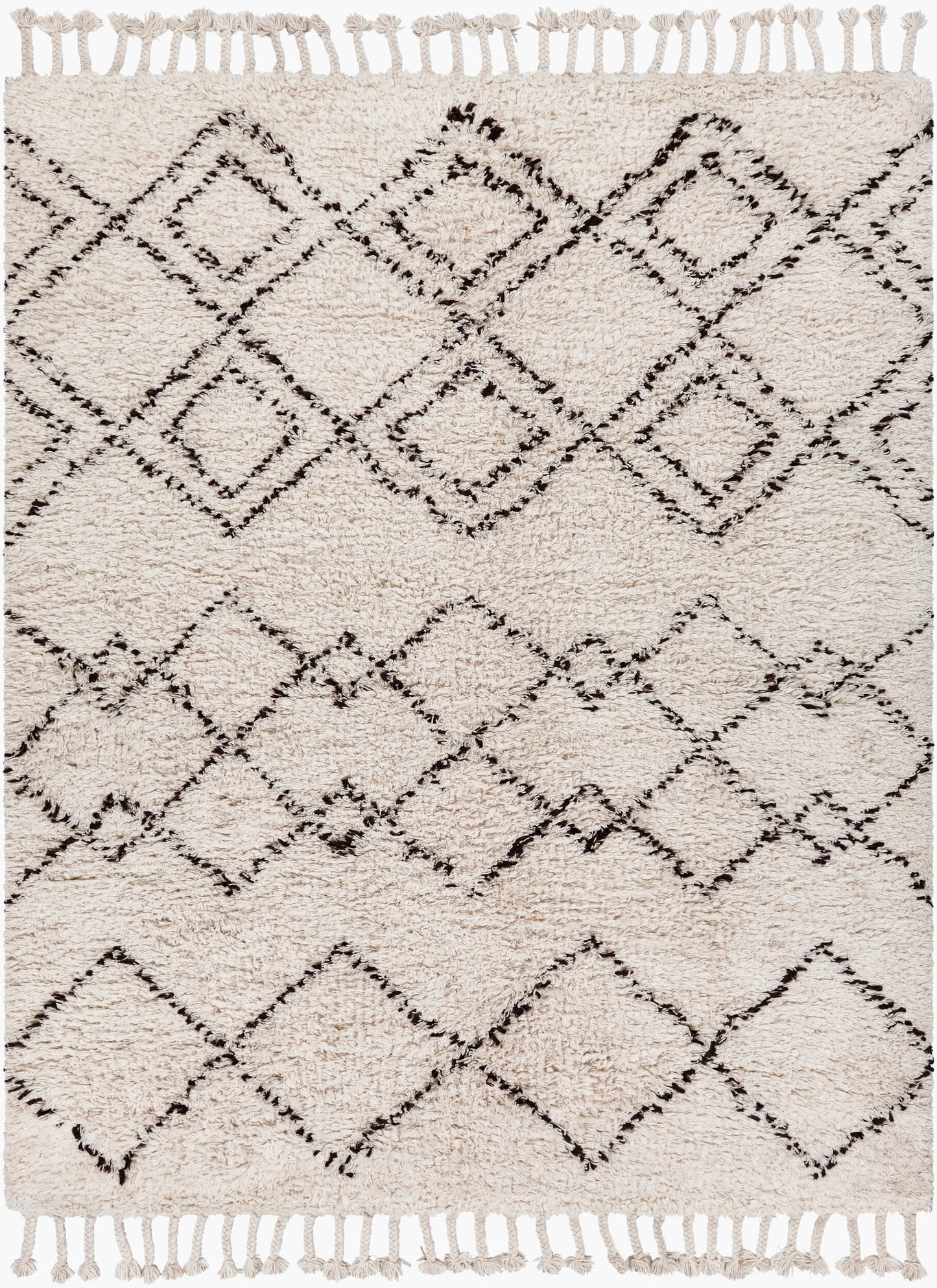 Alfombra de lana hecha a mano Sherpa SHP-8000 de 8' x 10'