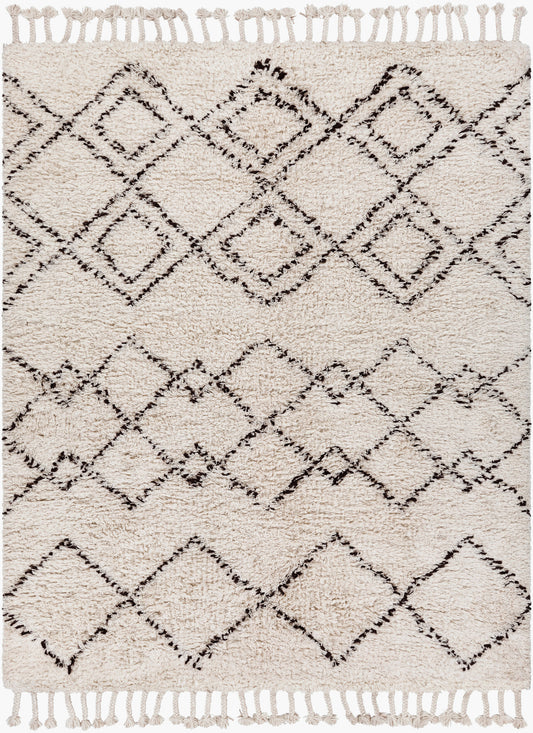 Alfombra de lana hecha a mano Sherpa SHP-8000 de 8' x 10'