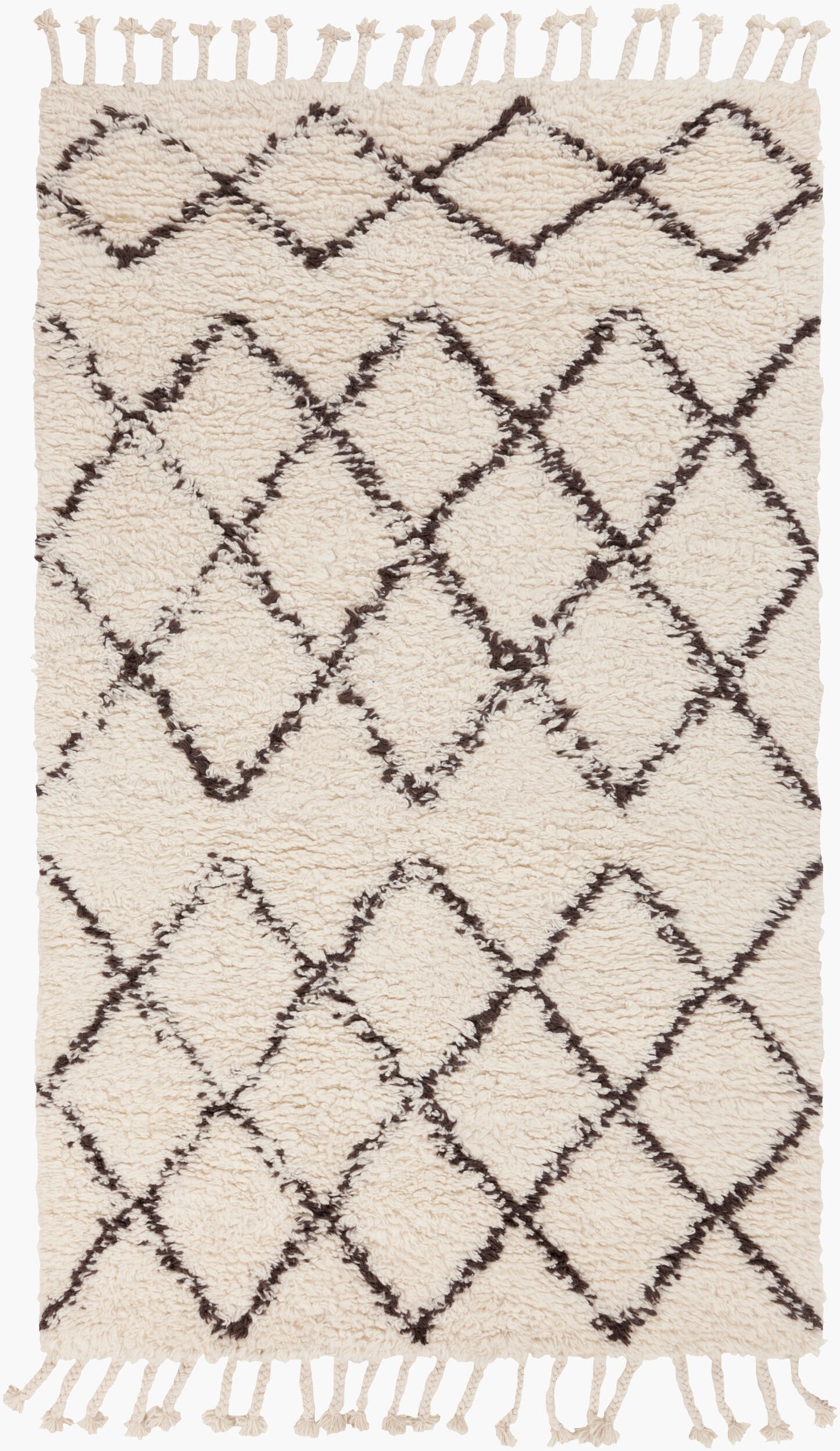 Alfombra de lana hecha a mano Sherpa SHP-8001 de 2,7 x 3,6 m