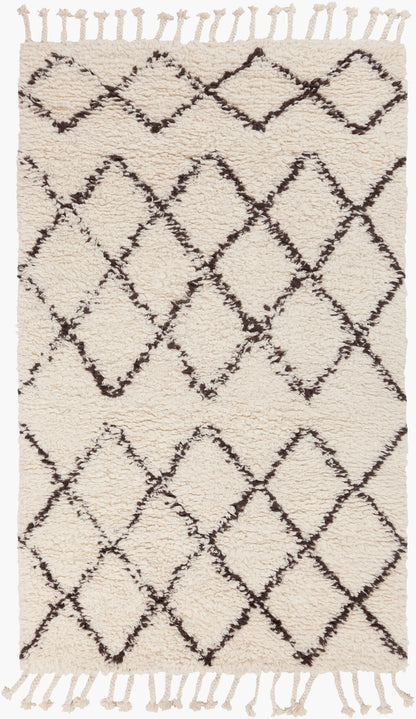 Alfombra de lana hecha a mano Sherpa SHP-8001 de 2,7 x 3,6 m