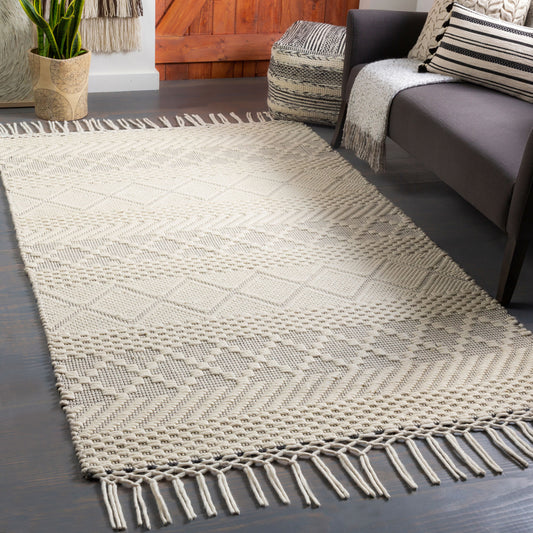 Alfombra de lana hecha a mano Saint Clair SIC-2303 de 1,52 m x 2,13 m