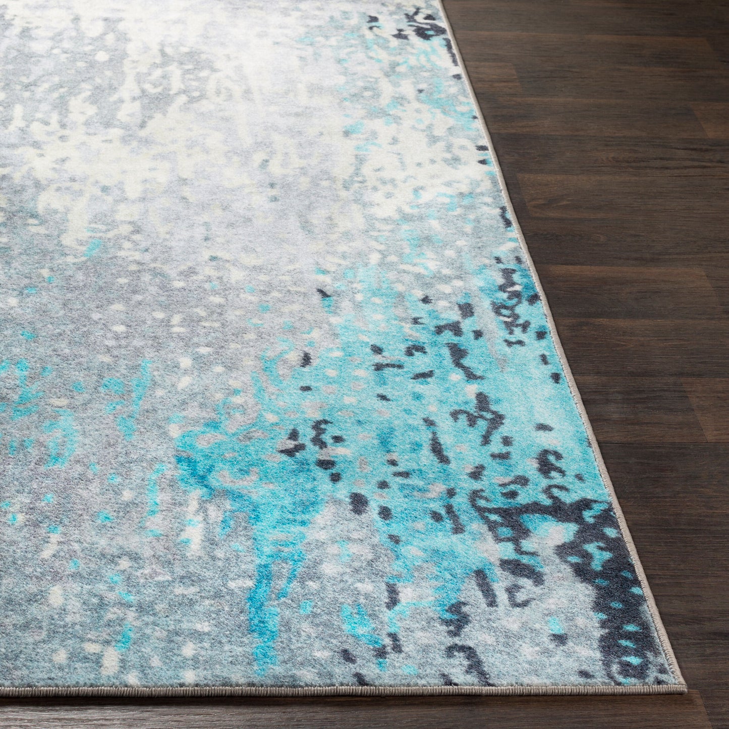 Alfombra decorativa tejida a máquina Silk Road SKR-2316 de 2' x 3'