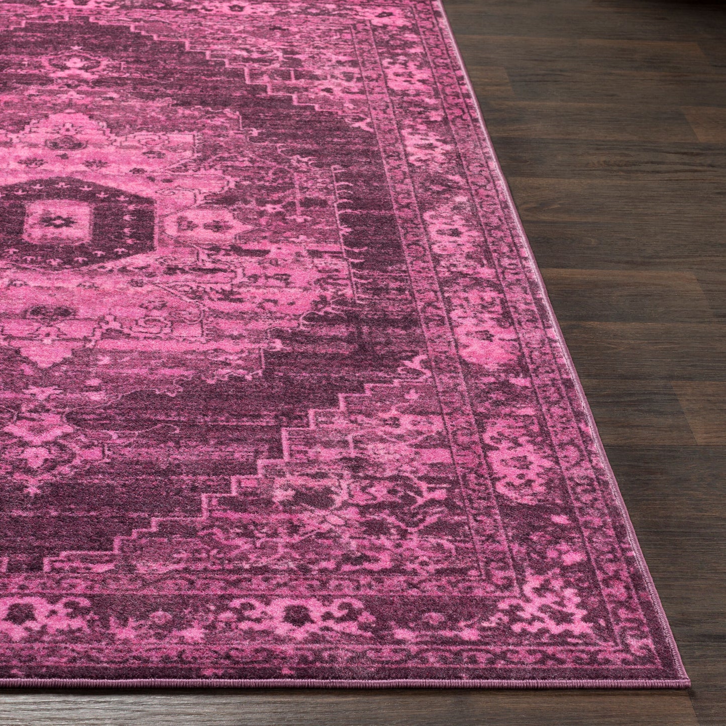 Alfombra decorativa tejida a máquina Silk Road SKR-2319 de 2' x 3'