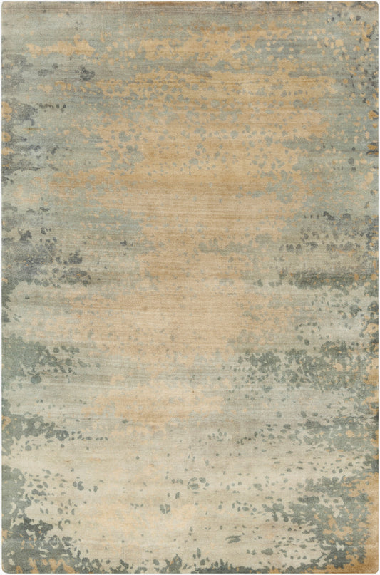 Alfombra de lana hecha a mano Slice of Nature SLI-6401 de 8' x 11'
