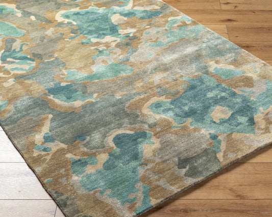 Slice of Nature SLI-6407 2' x 3' Handmade Wool Accent Rug