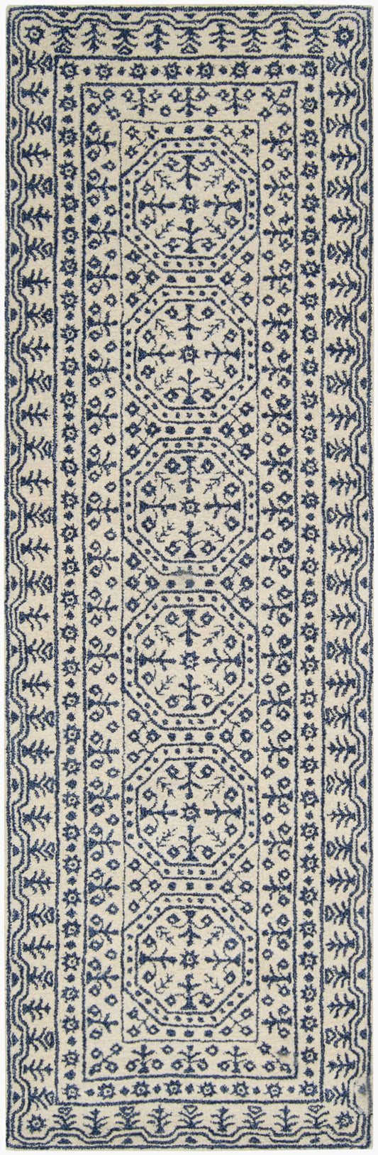 Smithson SMI-2113 8ft Runner Handmade Wool Runner Rug