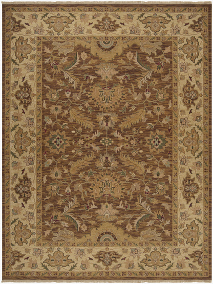 Alfombra de lana hecha a mano Soumek SMK-59 de 2,7 x 3,6 m