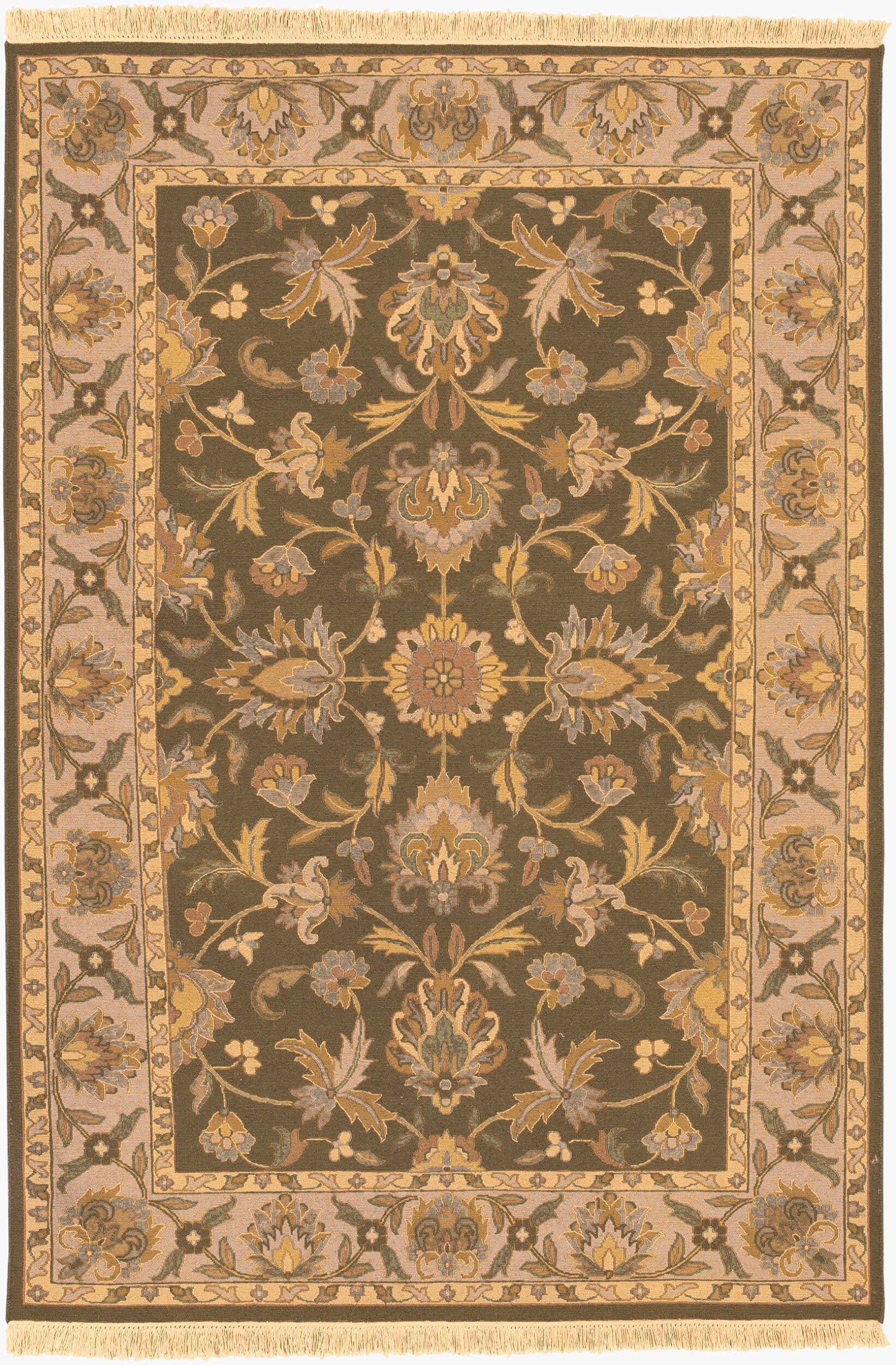 Soumek SMK-74 2' x 3' Handmade Wool Accent Rug