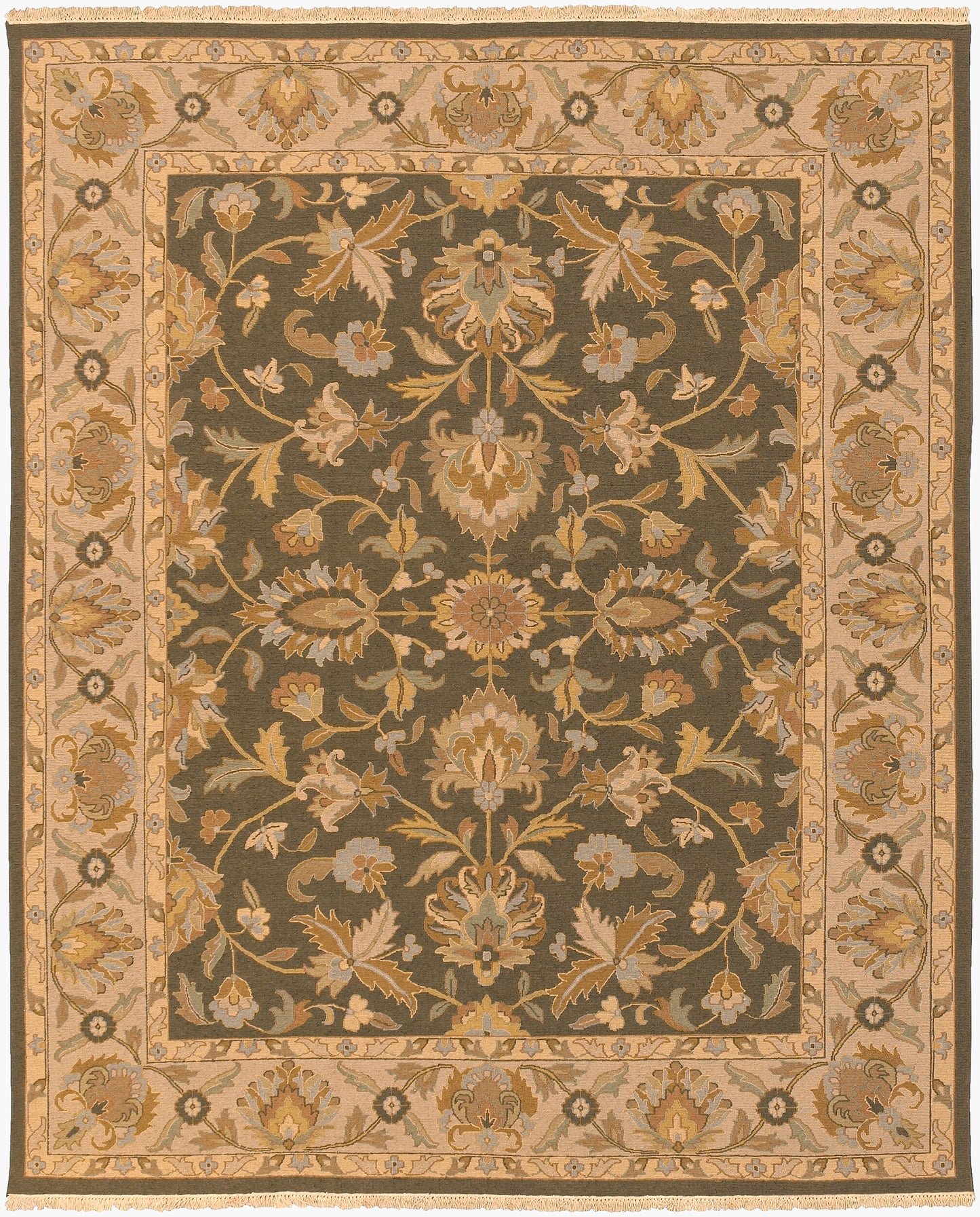 Alfombra de lana hecha a mano Soumek SMK-74 de 8' x 10'