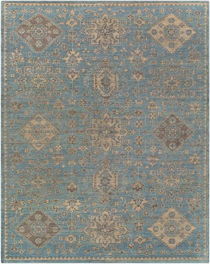Alfombra de lana hecha a mano Smyrna SMY-2303 de 8' x 10'