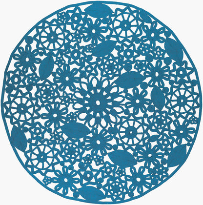 Sanibel SNB-4015 8ft Round Handmade Indoor/Outdoor Area Rug