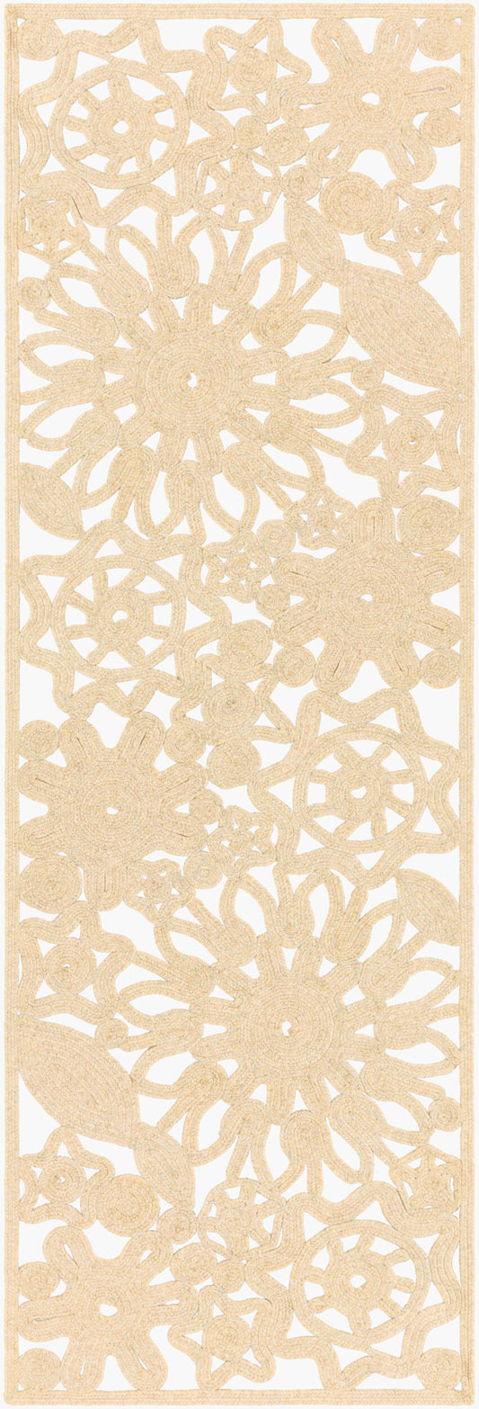 Sanibel SNB-4020 8ft Runner Handmade Indoor/Outdoor Runner Rug