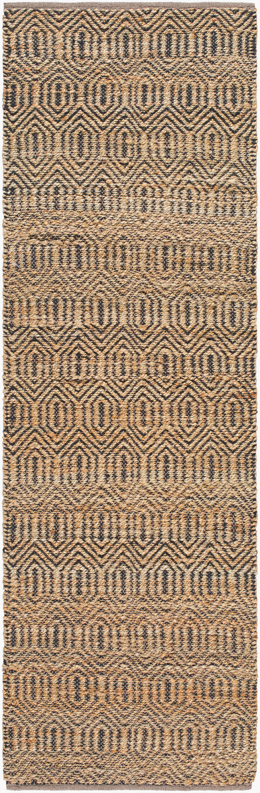 Selanik SNK-2300 8ft Runner Handmade Runner Rug