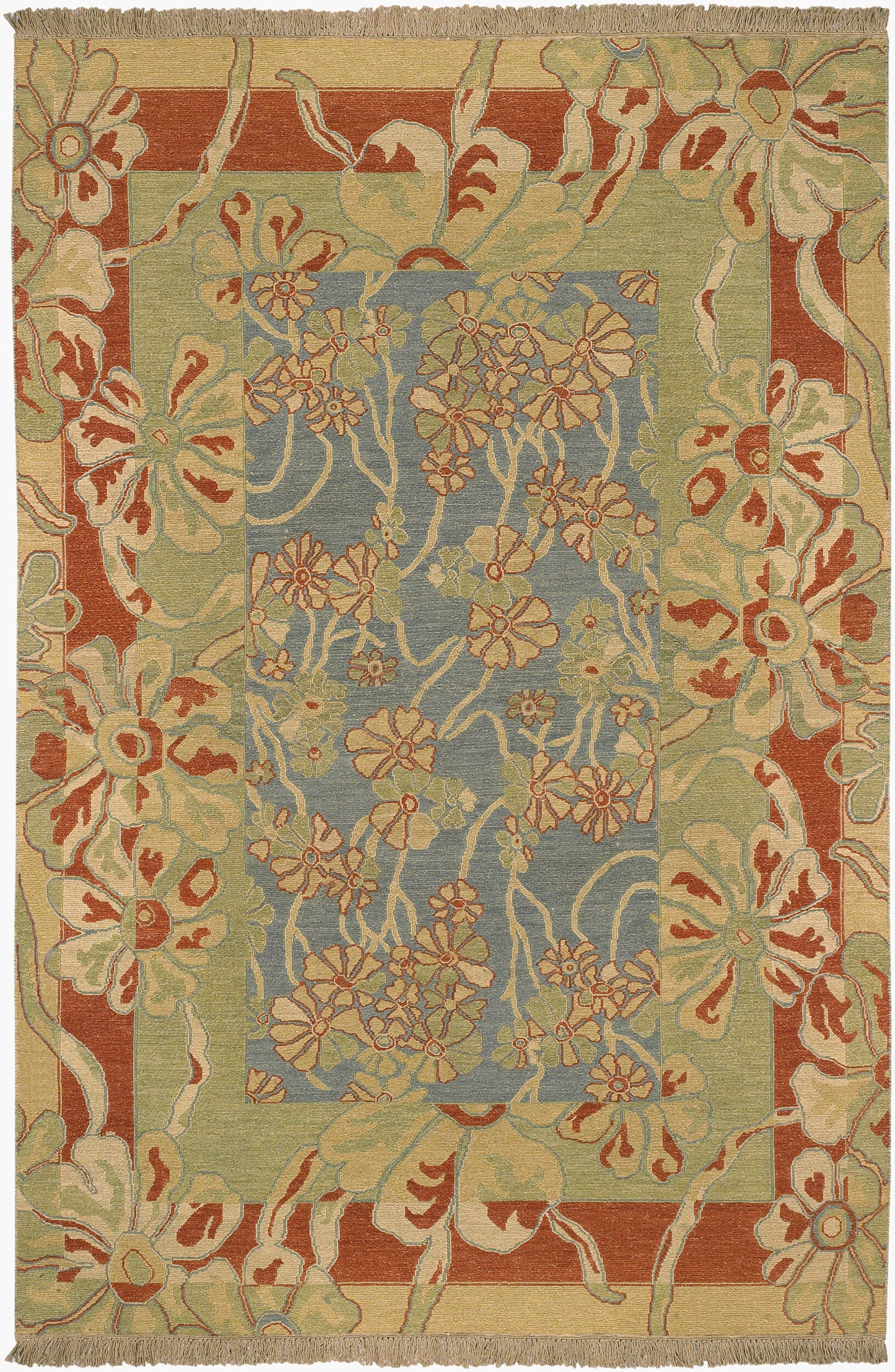 Alfombra de lana hecha a mano Sonoma SNM-8981 de 1,83 m x 2,74 m