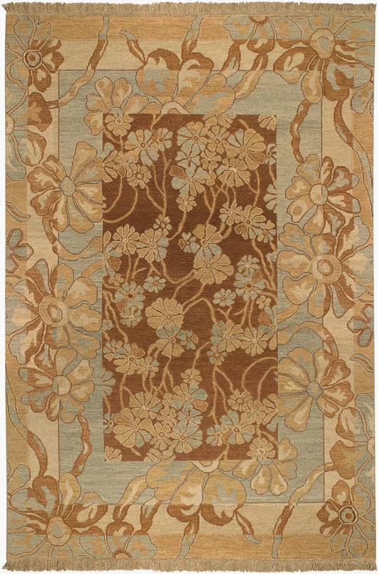 Alfombra de lana hecha a mano Sonoma SNM-8983 de 1,83 m x 2,74 m