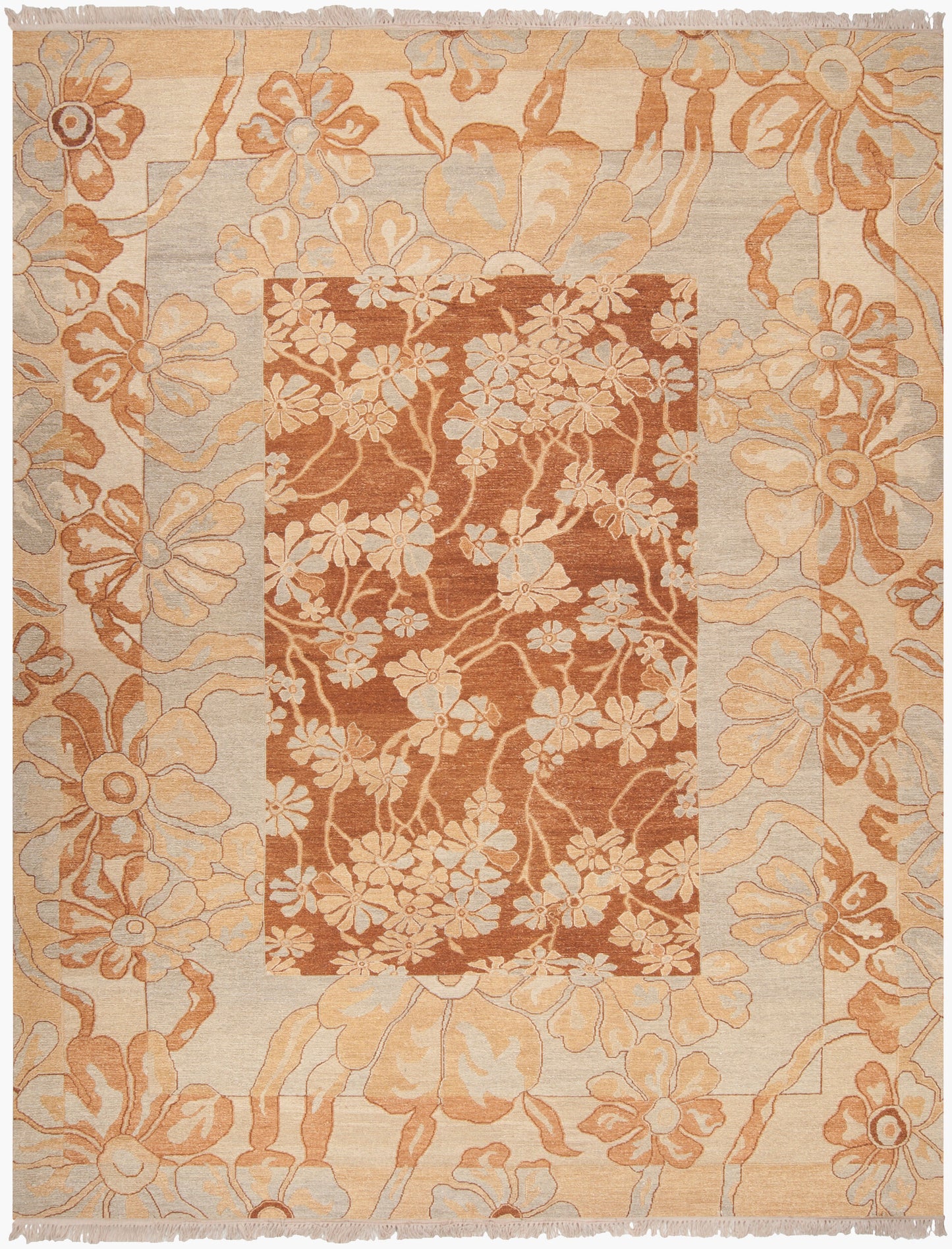 Alfombra de lana hecha a mano Sonoma SNM-8983 de 2,7 x 3,6 m