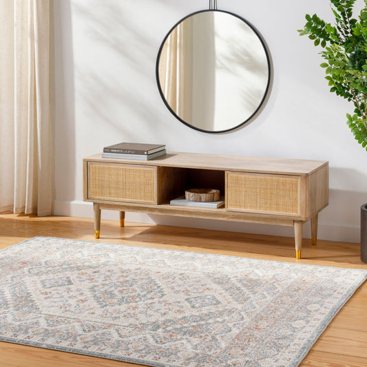 Santana SNN-2302 2' x 3' Machine Woven Washable Accent Rug