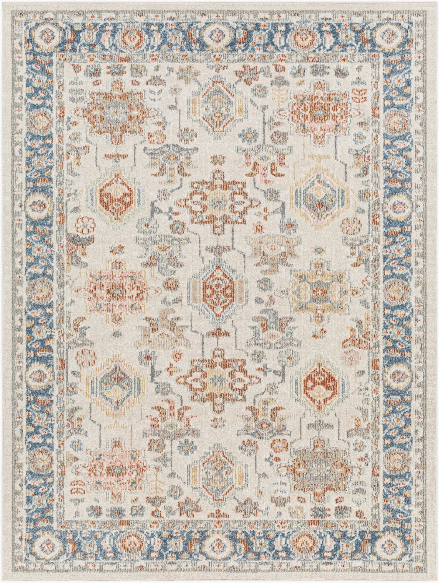 Santana SNN-2303 8' x 10' Machine Woven Washable Area Rug