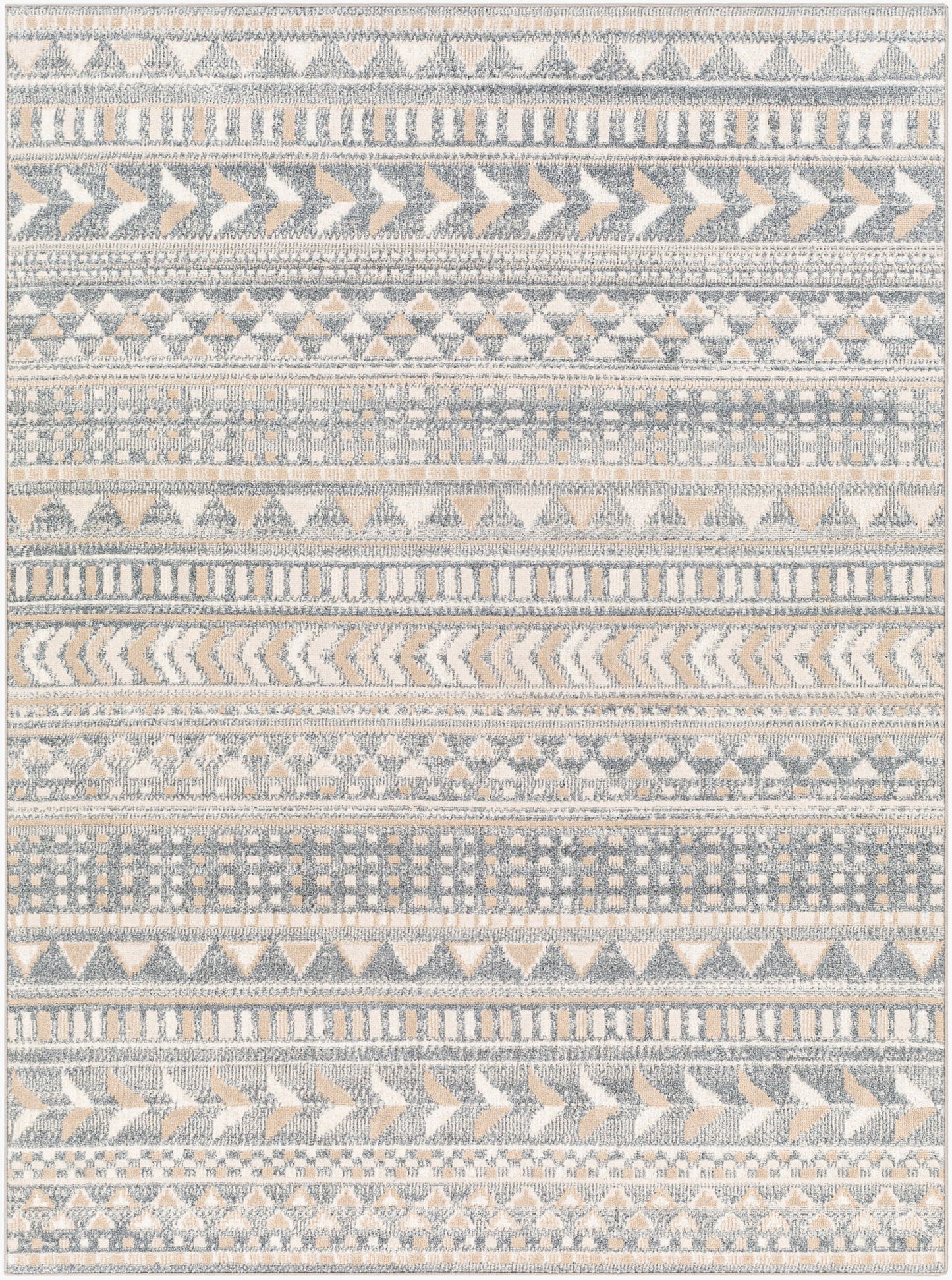 Santana SNN-2304 7ft Runner Machine Woven Washable Runner Rug