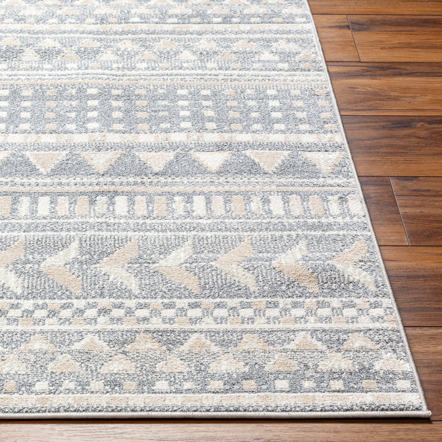 Santana SNN-2304 7ft Runner Machine Woven Washable Runner Rug