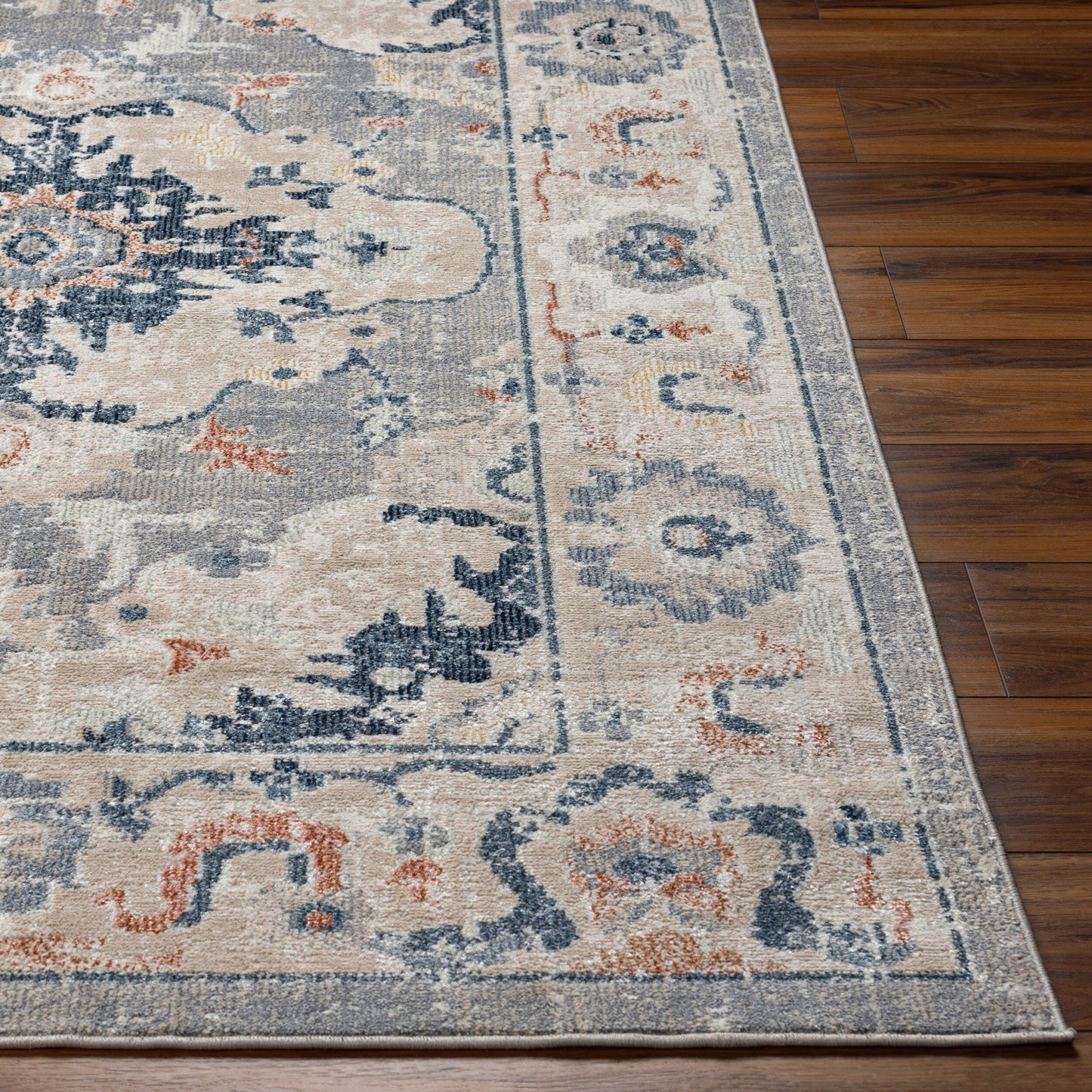 Santana SNN-2306 7ft Runner Machine Woven Washable Runner Rug