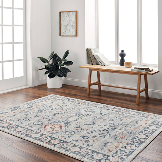 Santana SNN-2308 6' x 9' Machine Woven Washable Area Rug