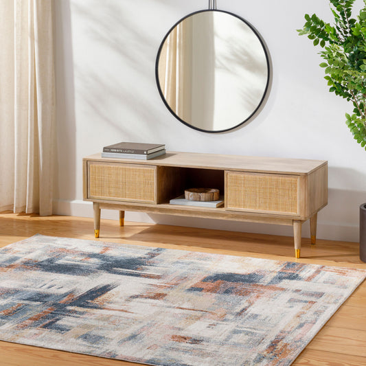 Santana SNN-2310 6' x 9' Machine Woven Washable Area Rug