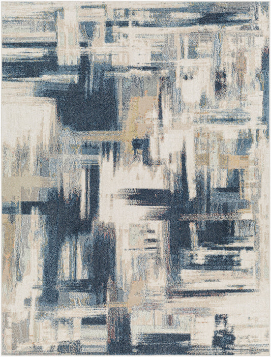 Santana SNN-2311 5' x 7' Machine Woven Washable Area Rug