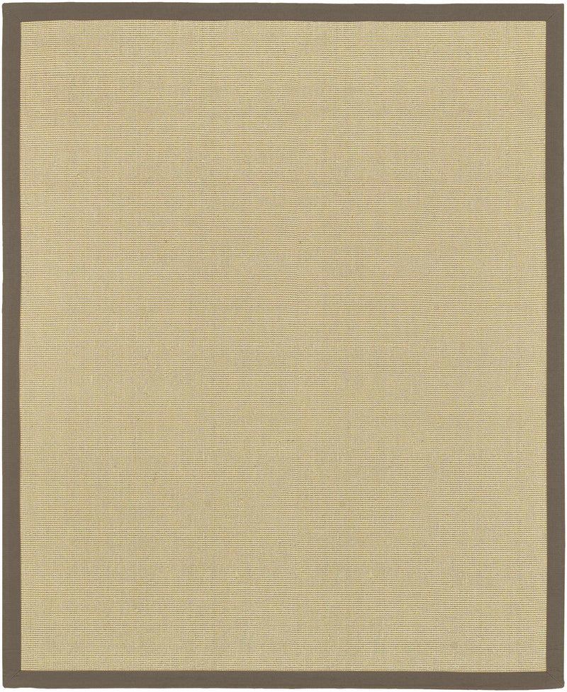 Tan Hand Woven 100% Jute Cottage Rectangle Handmade rug, Indoor use only, no fringe, non-washable.