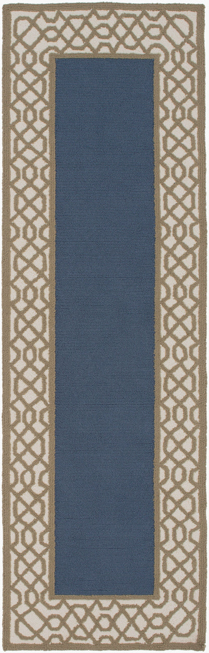 Storm SOM-7767 8ft Runner Handmade Indoor/Outdoor Runner Rug