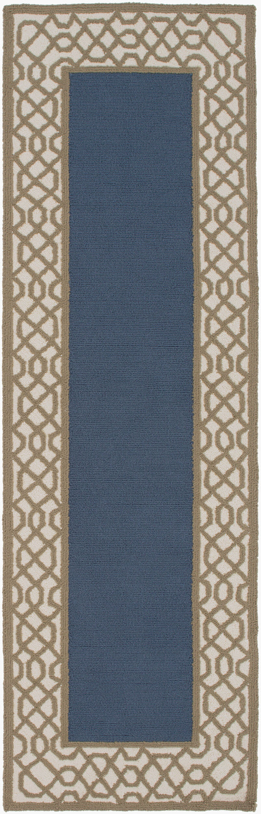Storm SOM-7767 8ft Runner Handmade Indoor/Outdoor Runner Rug