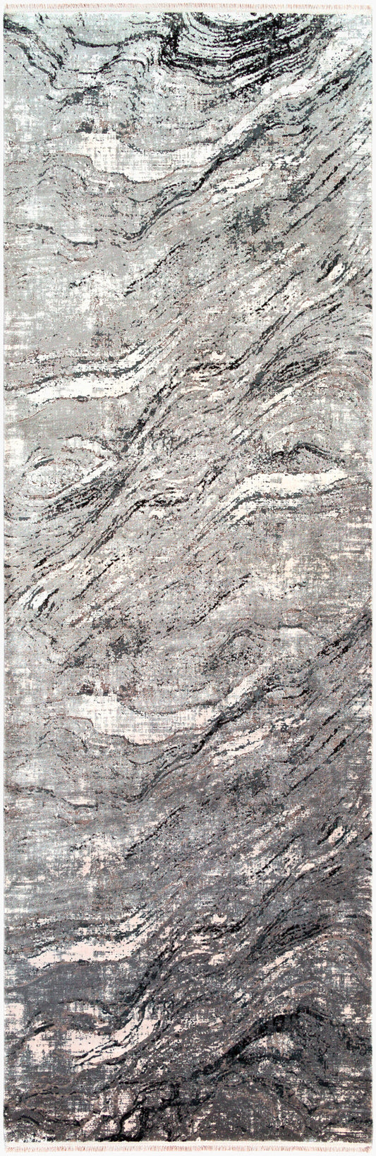 Solar SOR-2309 10ft Runner Machine Woven Runner Rug